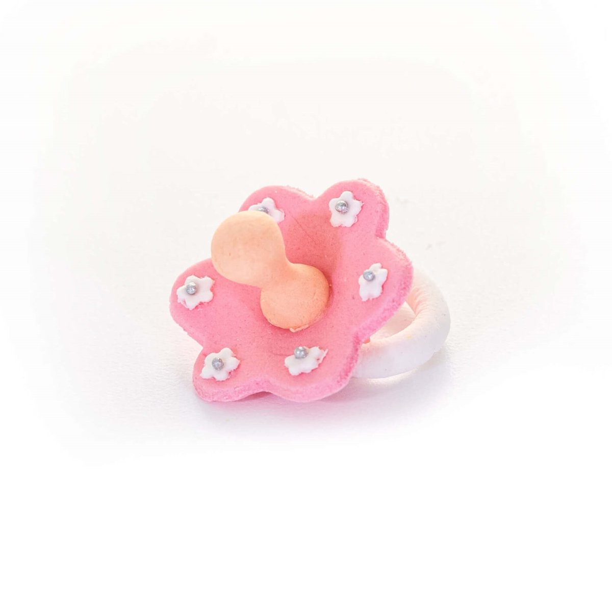 Smoczek (Różowy) Figurka Na Tort Z Masy Cukrowej