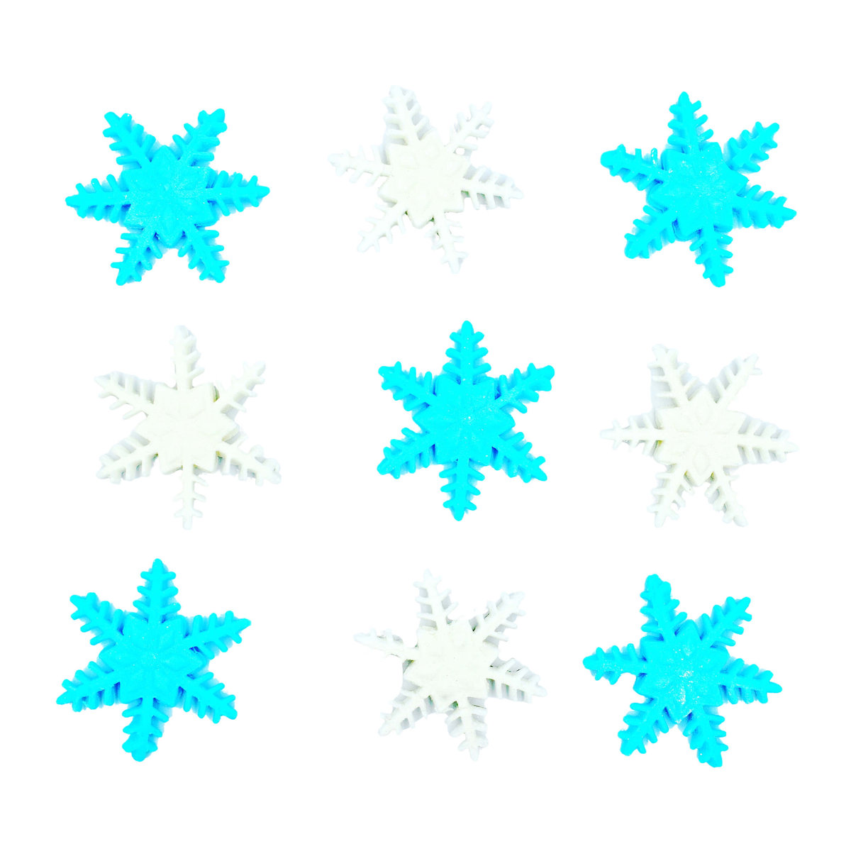 Śnieżynki Figurki Cukrowe Bożonarodzeniowe wz. 2