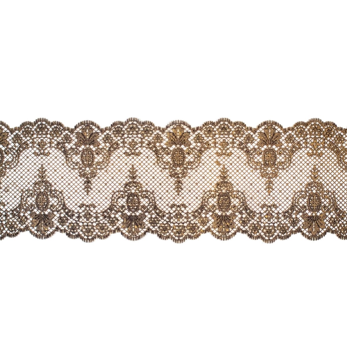 Koronka Na Tort 03 Złota Z Masy Cukrowej Antyczne Złoto