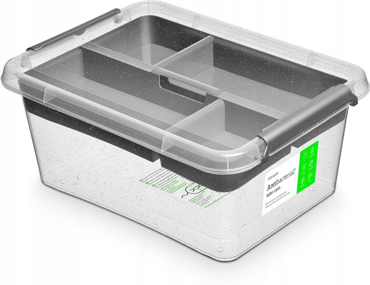 Pojemniki ANTYBAKTERYJNE na żywność pudło 12,5l