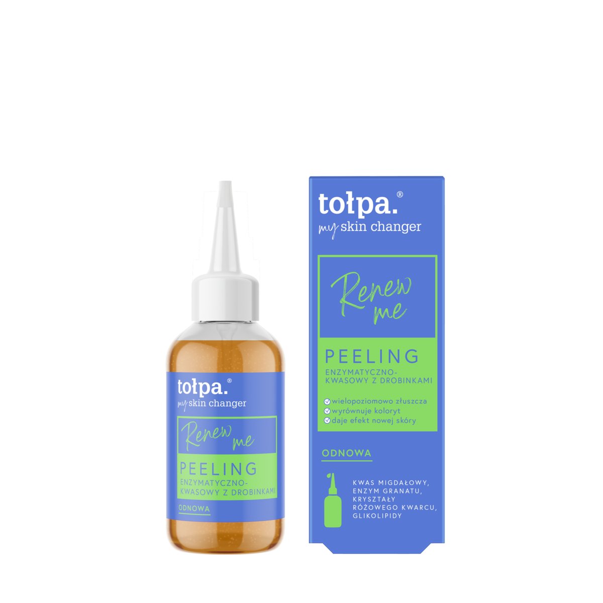 Tołpa My Skin Changer Renew Me Peeling enzymatyczno-kwasowy z drobinkami 50ml