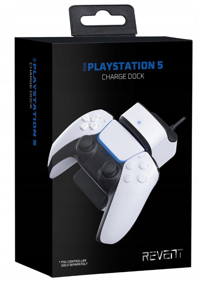 Stacja dokująca szybkiego ładowania z wskaźnikiem LED kompatybilna z konsolą PlayStation Sony PS5 Revent