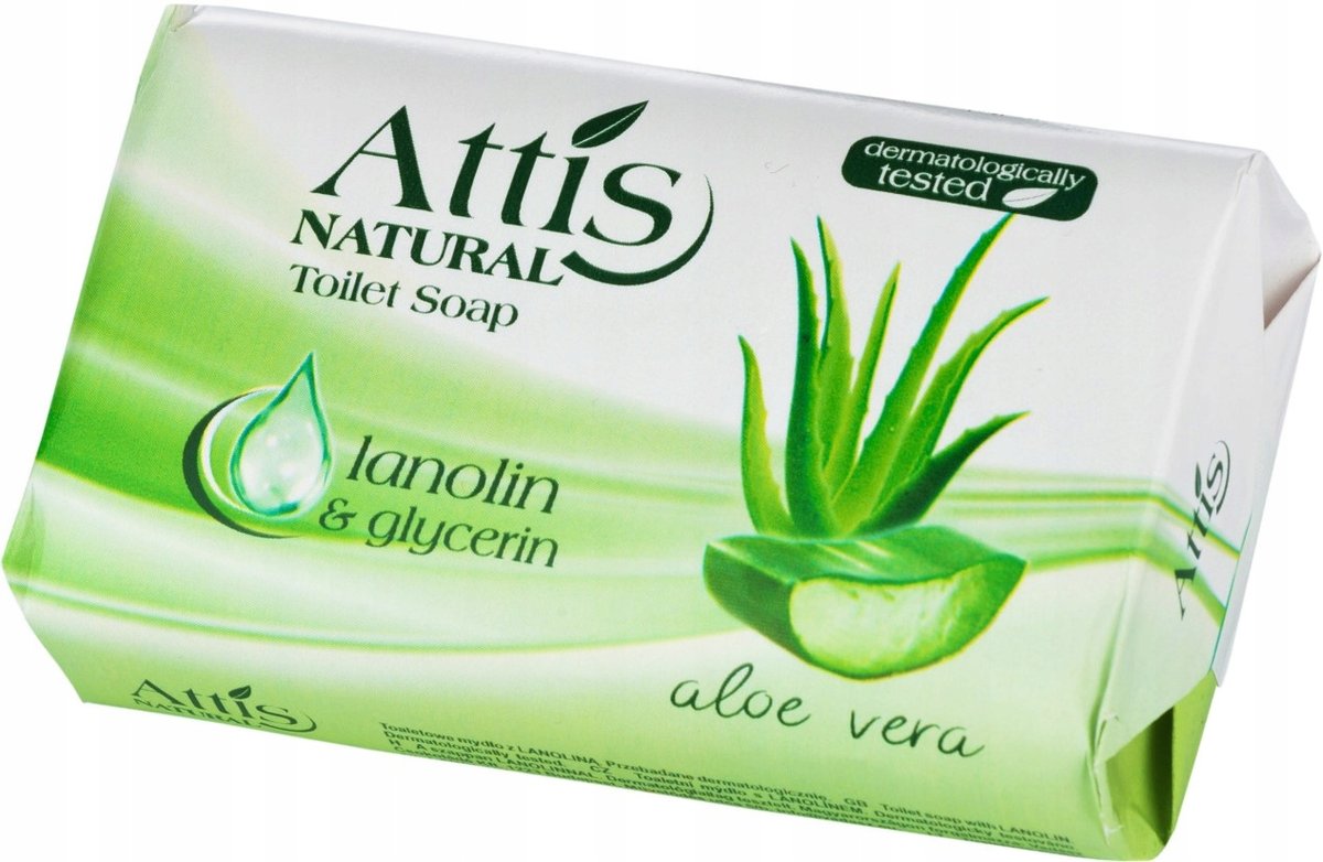 Attis Mydło w Kostce Aloes 100g