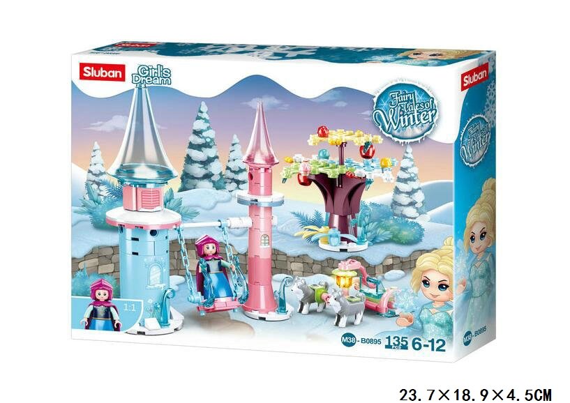 Klocki Sluban Gd Frozen W Parku Arendelle 135 - B0895