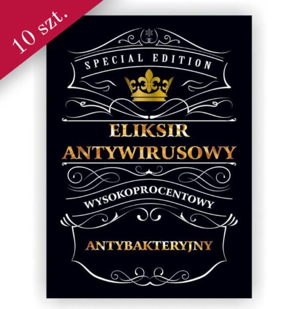 Eliksir Antywirusowy - Etykieta - 10 Szt.