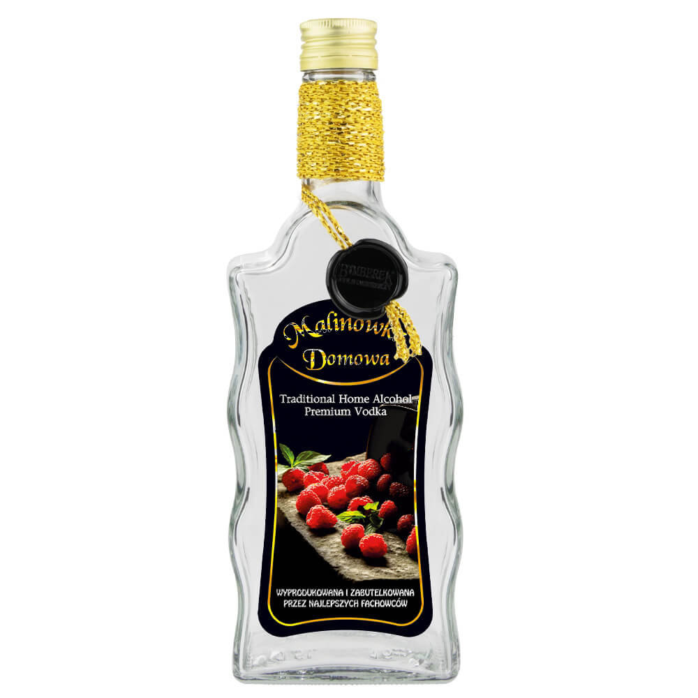 Butelka Ozdobna Malinówka - Fala 500Ml