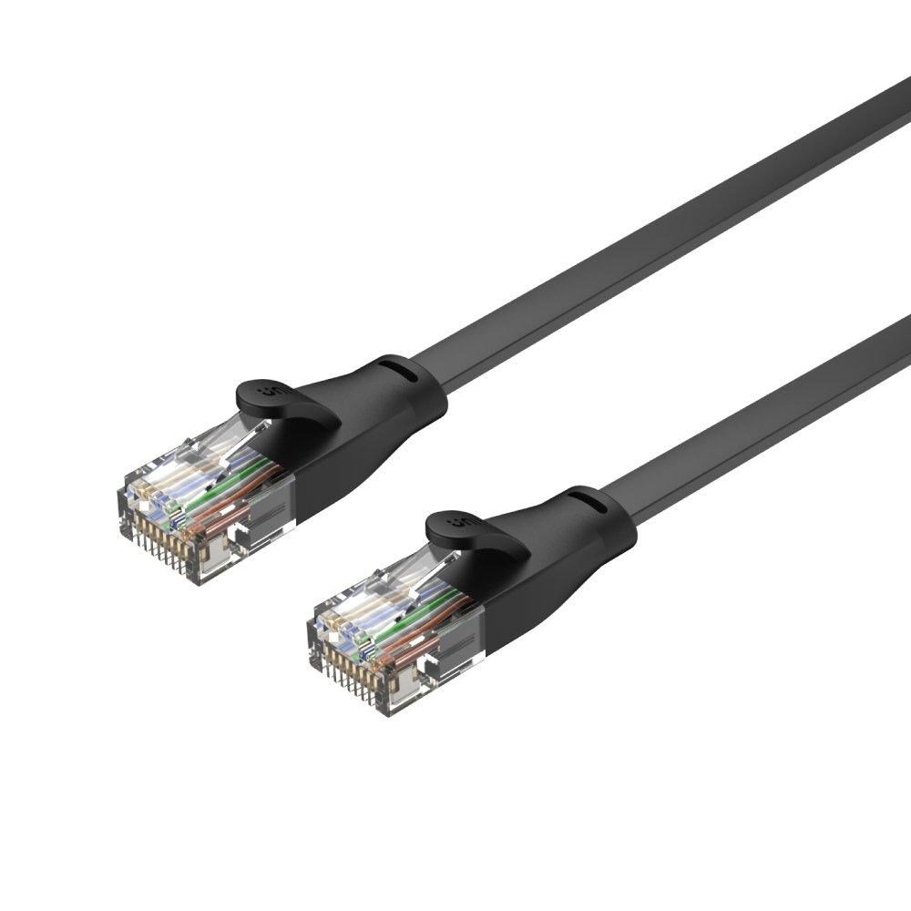 Unitek PRZEWÓD ETHERNET PATCHCORD CAT.6 PŁASKI 1M C1809GBK Zamów do 16:00 wysyłka kurierem tego samego dnia! C1809GBK