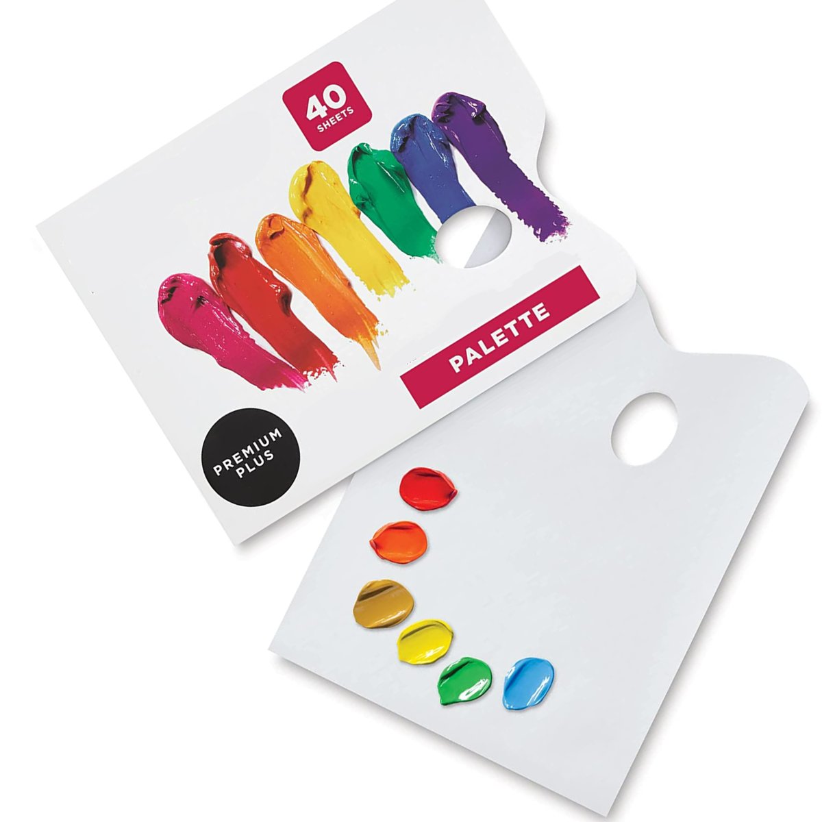 Paleta Papierowa Paletka Malarska A4 40 Arkuszy
