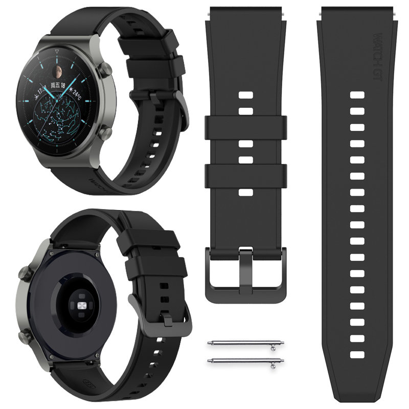 PASEK DO HUAWEI WATCH GT/GT 2/GT 2E/GT 2 PRO/3/3 PRO/GT 3/GT 3 SE/GT 3 PRO - CZARNY