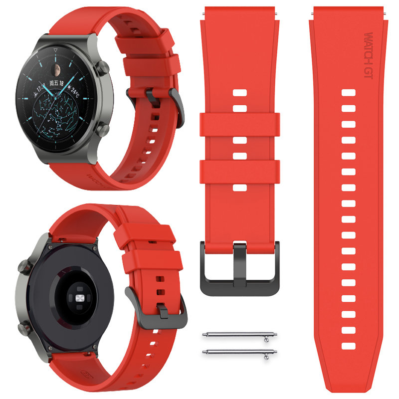 PASEK DO HUAWEI WATCH GT/GT 2/GT 2E/GT 2 PRO/3/3 PRO/GT 3/GT 3 SE/GT 3 PRO - CZERWONY