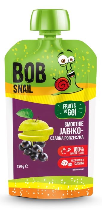 Bob Snail smoothie jabłko-czarna porzeczka 120 g