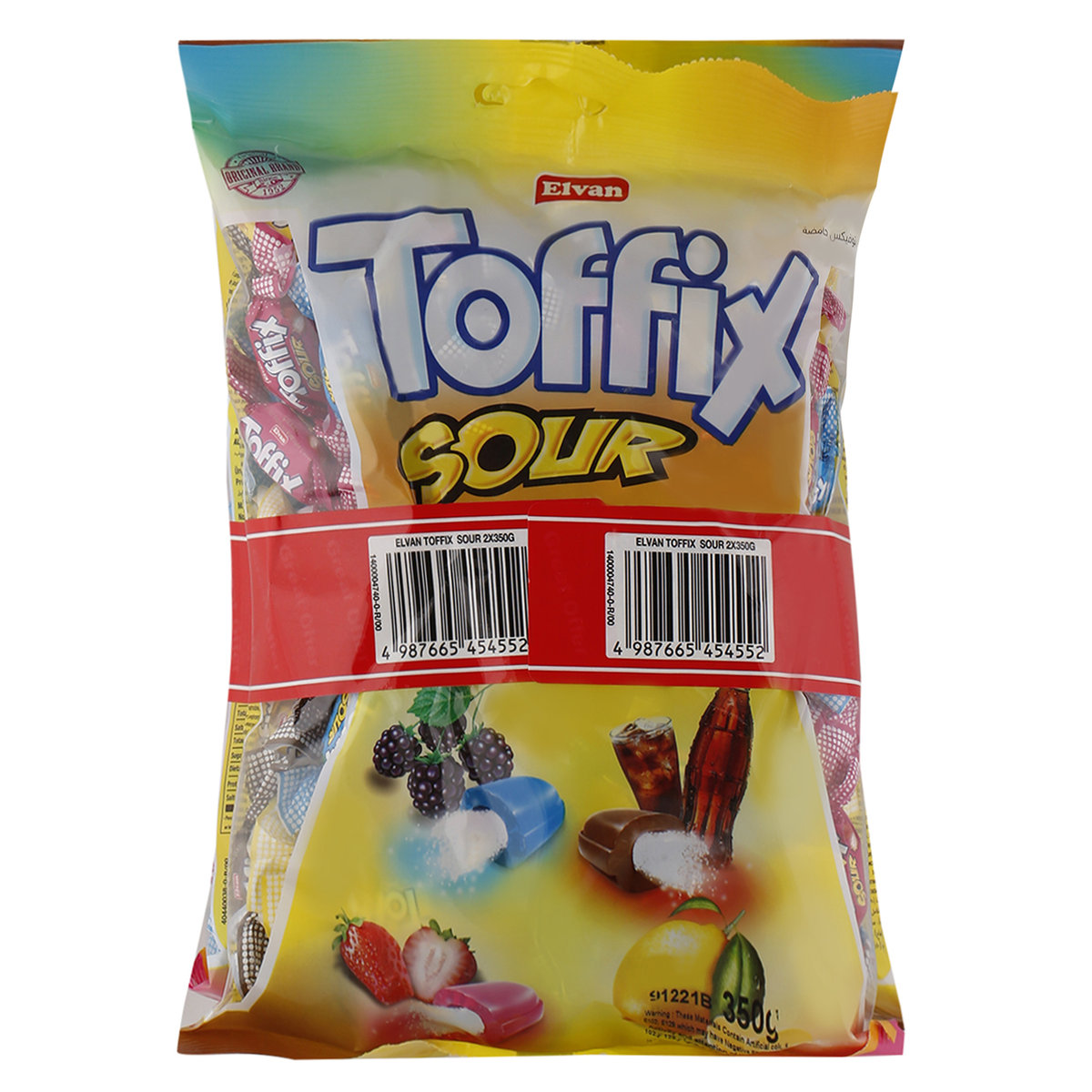 Cukierki ELVAN TOFFIX SOUR ELVAN MIX 1 kg