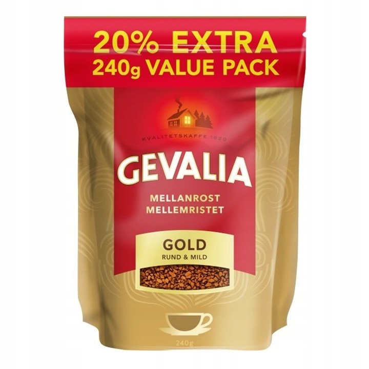 Kawa rozpuszczalna GEVALIA GOLD 240 g