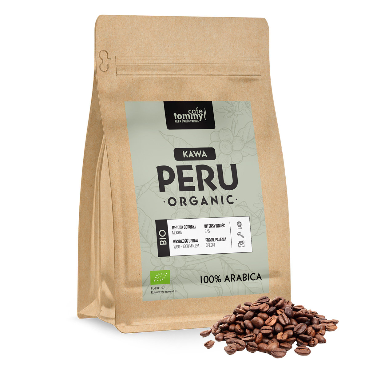 Kawa Peru Organic ziarnista