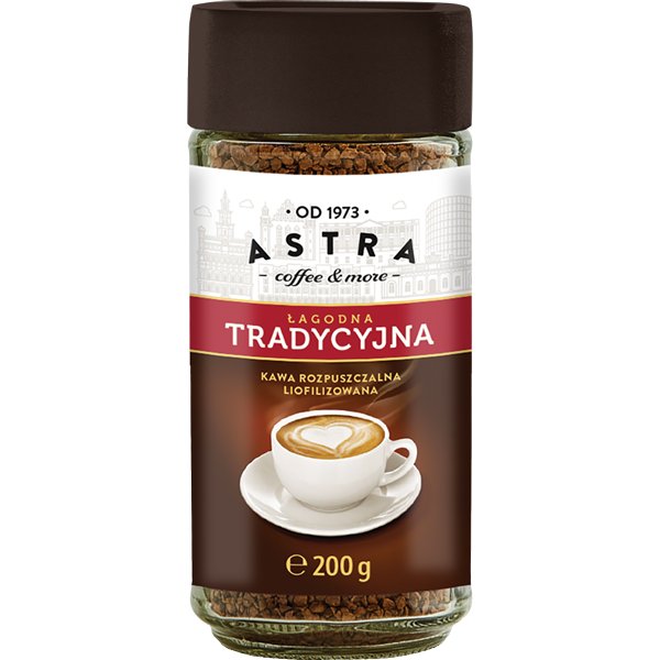 Kawa Astra Tradycyjna rozpuszczalna 200g