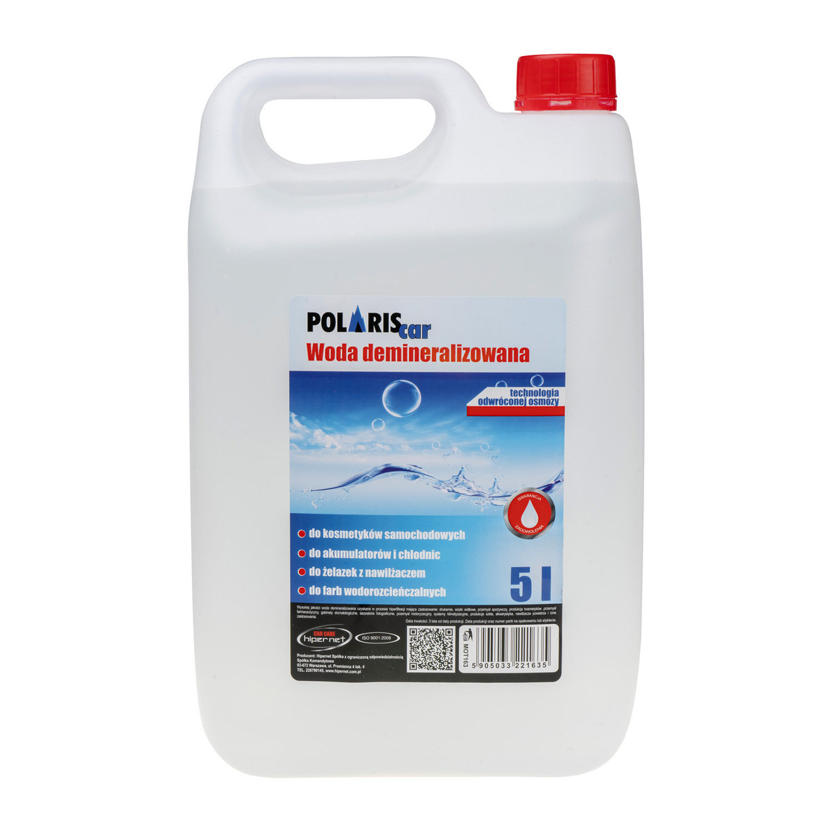 Hipernet Woda demineralizowana 5L