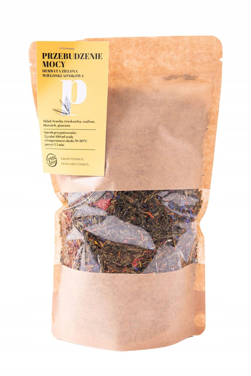 Herbata zielona liściasta Przebudzenie Mocy 250 g Instytut Kawy