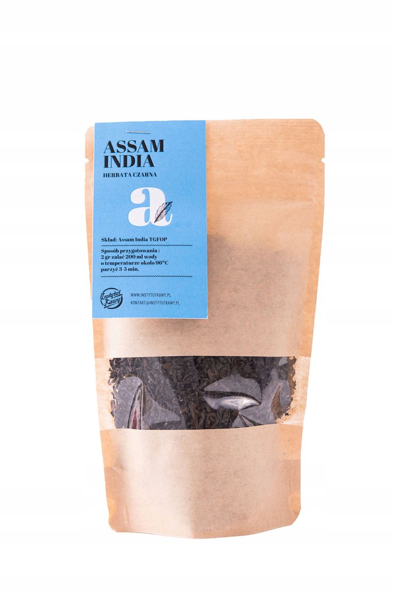 Herbata czarna liściasta Assam India 100 g Instytut Kawy