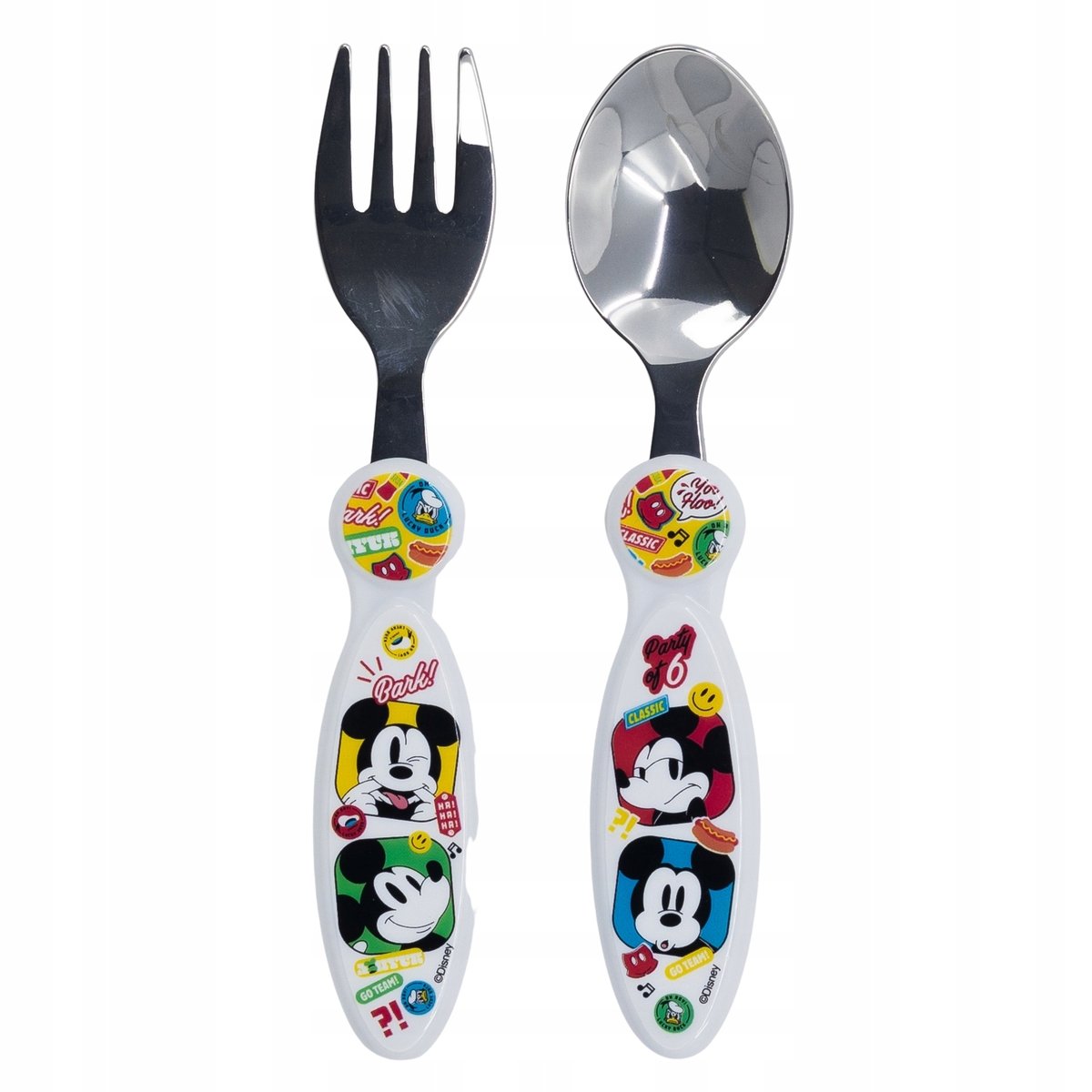 Mickey Mouse Disney Sztućce Zestaw Widelec Łyżka
