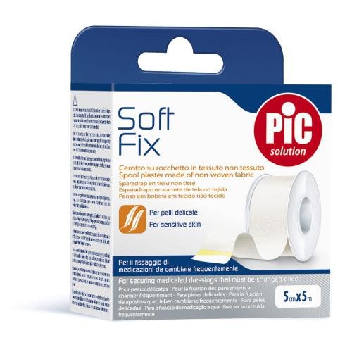 SIROWA POLAND PIC SoftFix Plaster komfortowy 5cm x 5m na rolce, 1 sztuka