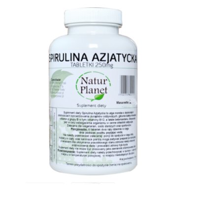 INFO-FARM Spirulina Azjatycka 500 tabletek - NaturPlanet