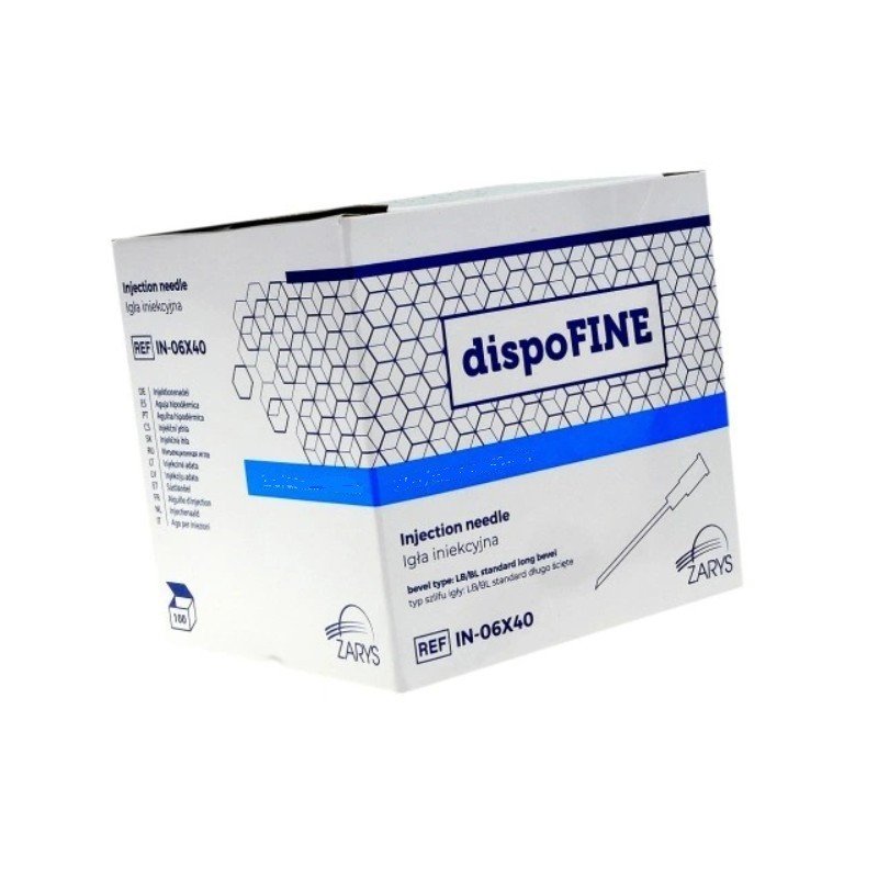 DispoFine Igły dispoFine, iniekcyjne 100 szt. 100 szt. 0.6x40mm G23 |   NN-MZA-AI06-001