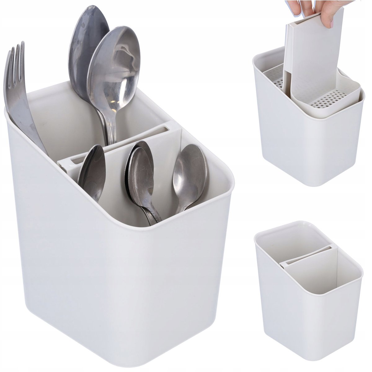 Ociekacz na sztućce przybory organizer pojemnik