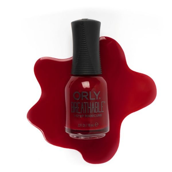ORLY Breathable, Lakier Oddychający 4w1, One In Vermillion, 18 ml