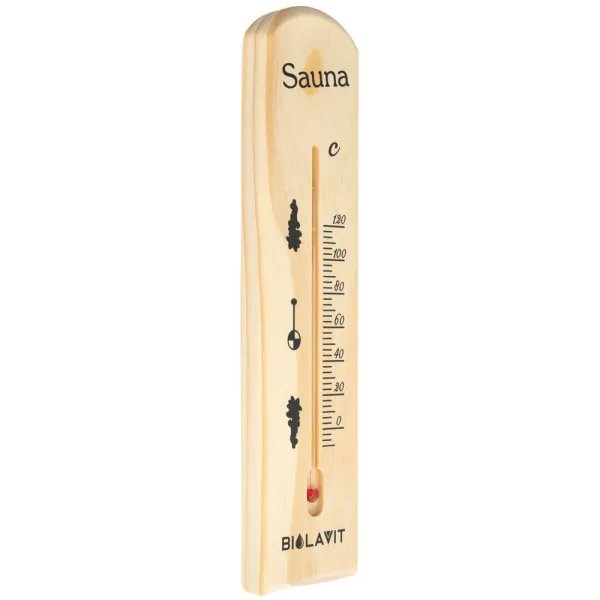 Sosnowy termometr do sauny Biolavit