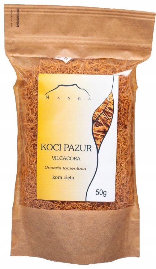 Koci pazur kora cięta vilcacora 50g Nanga