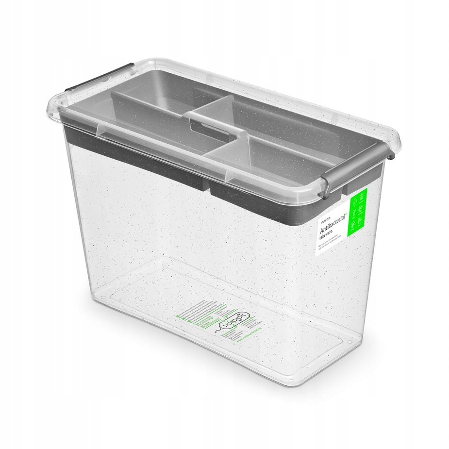 Pojemniki na żywność MIKROSREBRO organizer 13l