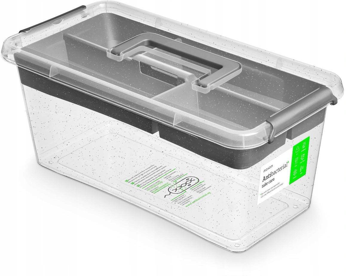 Pojemniki na żywność MIKROSREBRO organizer 8l