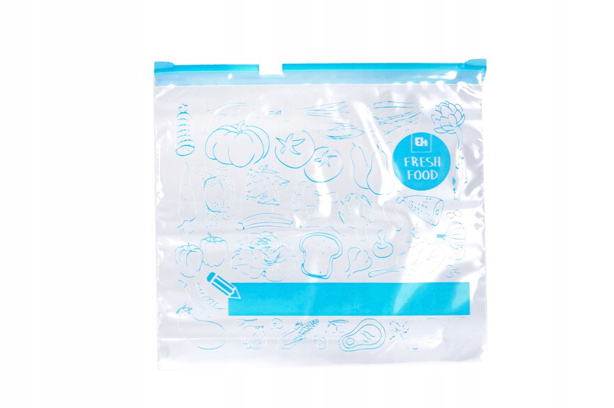 Woreczki strunowe duże z suwakiem 1L 15 szt.