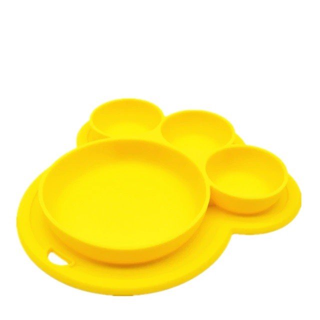 Talerz Silikonowy  Żółty Blw