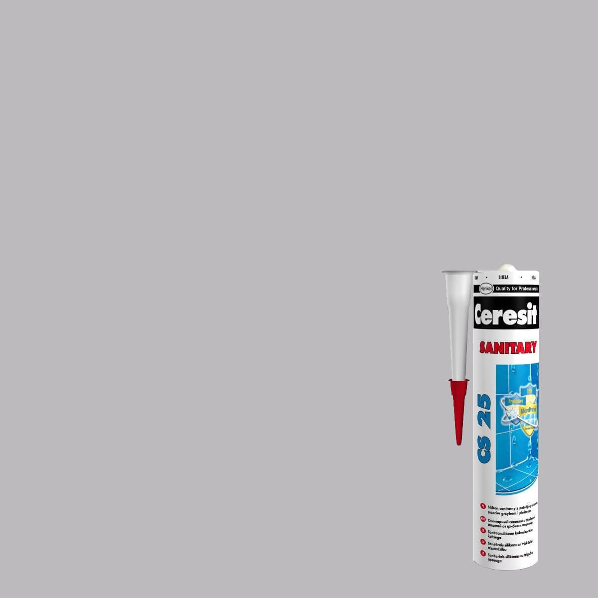 Ceresit Silikon sanitarny szary CS25 280 ml