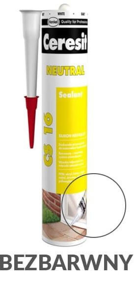 Ceresit Silikon CS-16 neutralny bezbarwny 280 ml