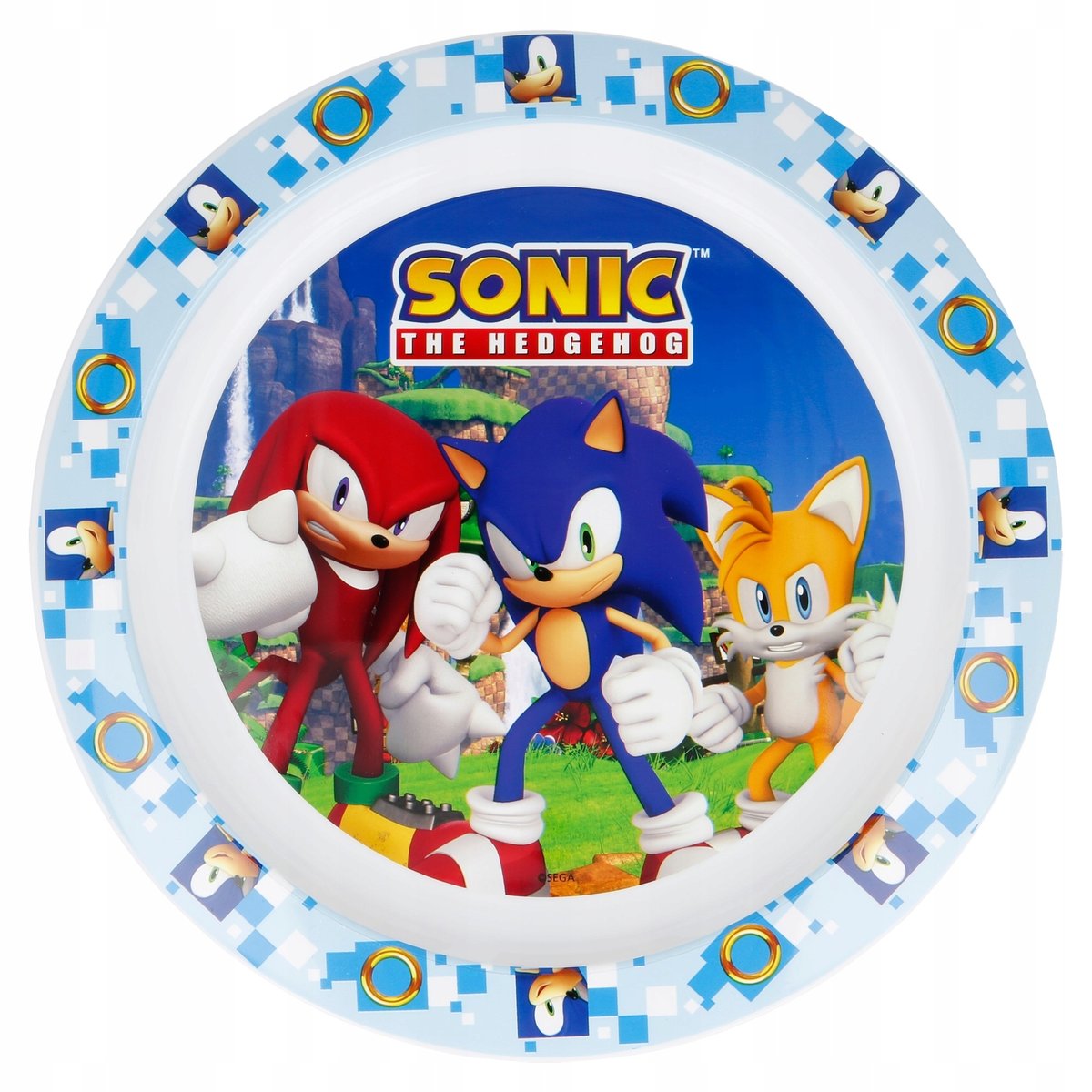 SONIC THE HEDGEHOG JEŻ TALERZ TALERZYK DLA DZIECKA