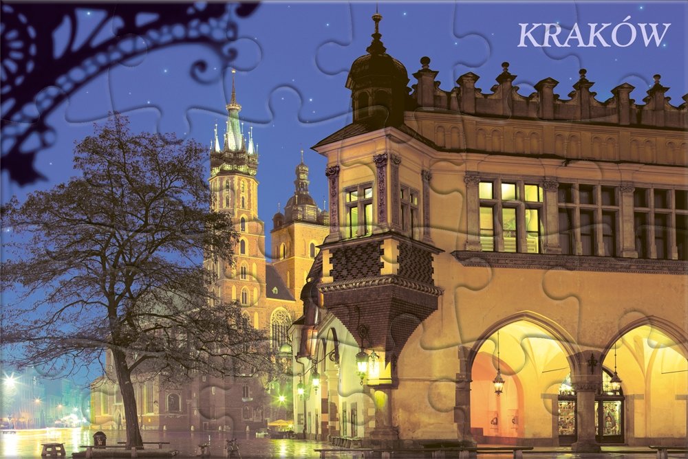 Castor, Puzzle 24, Pocztówka The Old Town Cracow, KAR-024002
