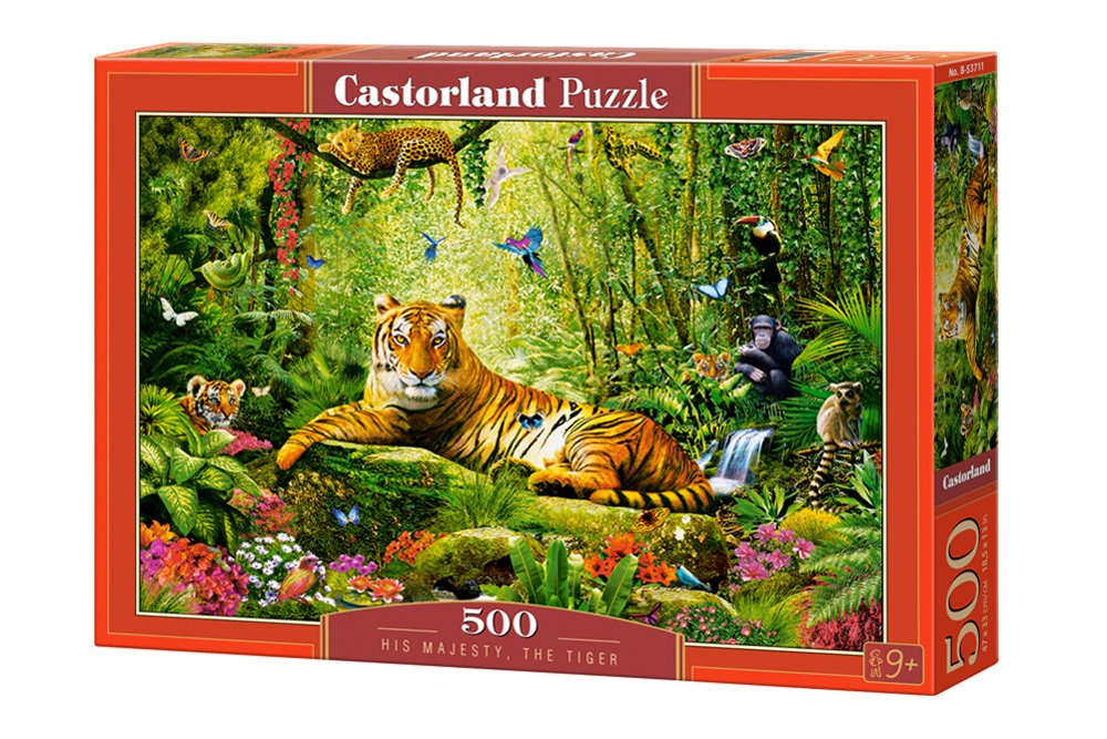 Puzzle 500 el. His Majesty, the Tiger Castorland