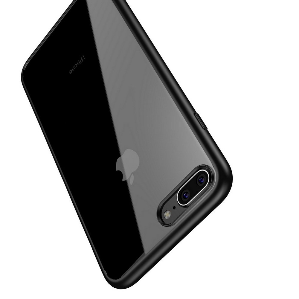 D-Pro Crystal Hybrid etui obudowa pokrowiec do iPhone 7 Plus/8 Plus (Clear/Black)