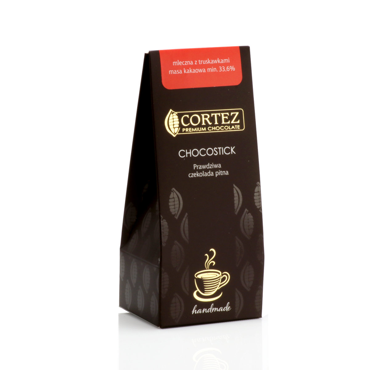 Cortez Chocostick Czekolada Mleczna z truskawkami 40g