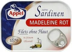 Appel Filety z sardynki bez skóry w oliwie 105g