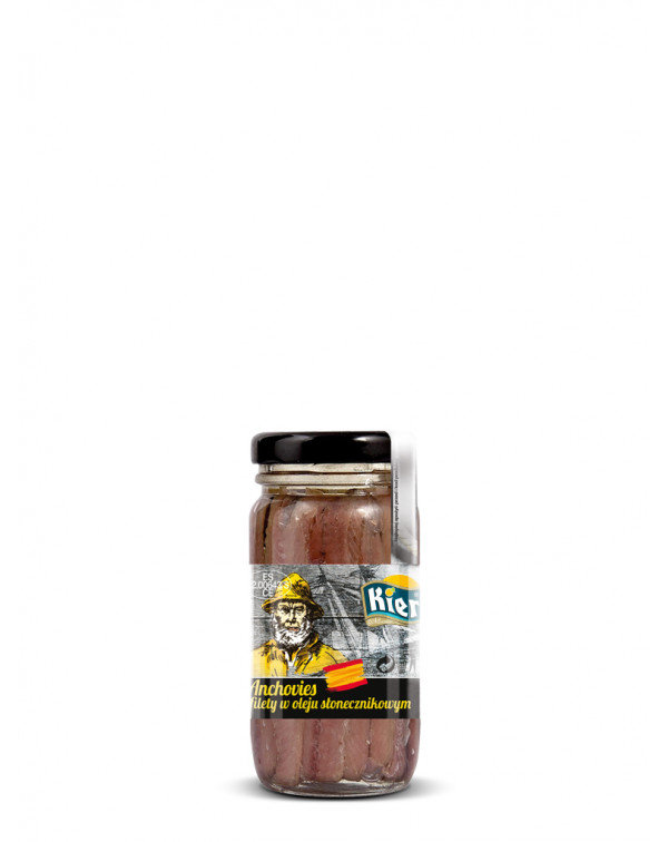 Kier Anchovies Filety w oleju słonecznikowym 98g