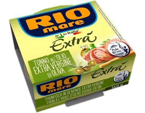 Rio Mare Tuńczyk w oliwie z oliwek extra virgin 160 g