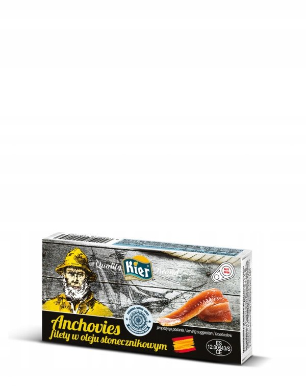Kier Anchovies Filety w oleju słonecznikowym 50g