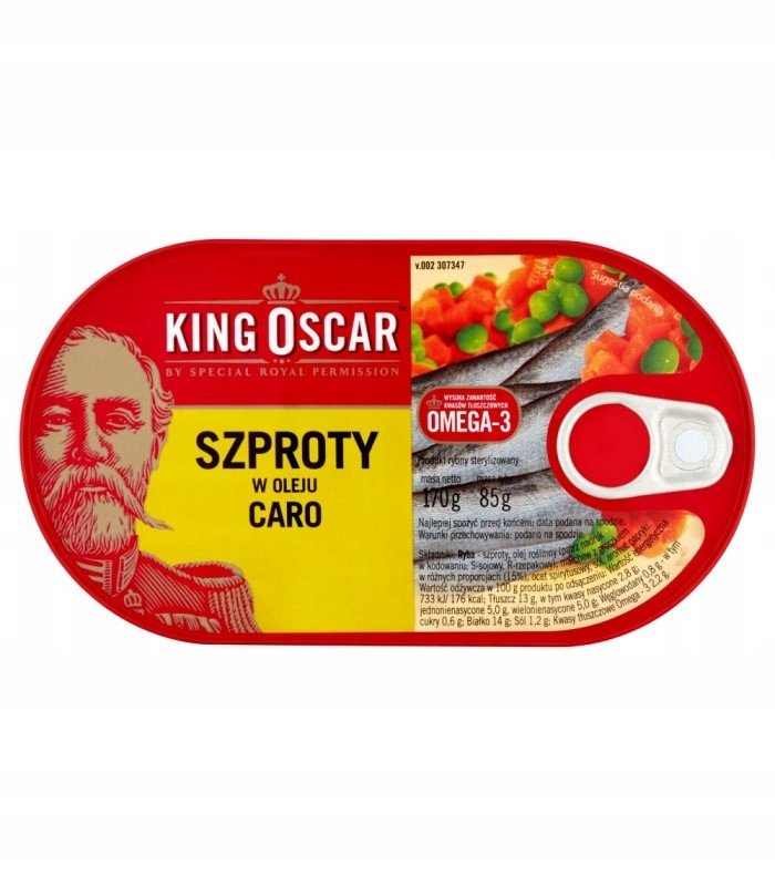 KING OSCAR Szproty w oleju caro