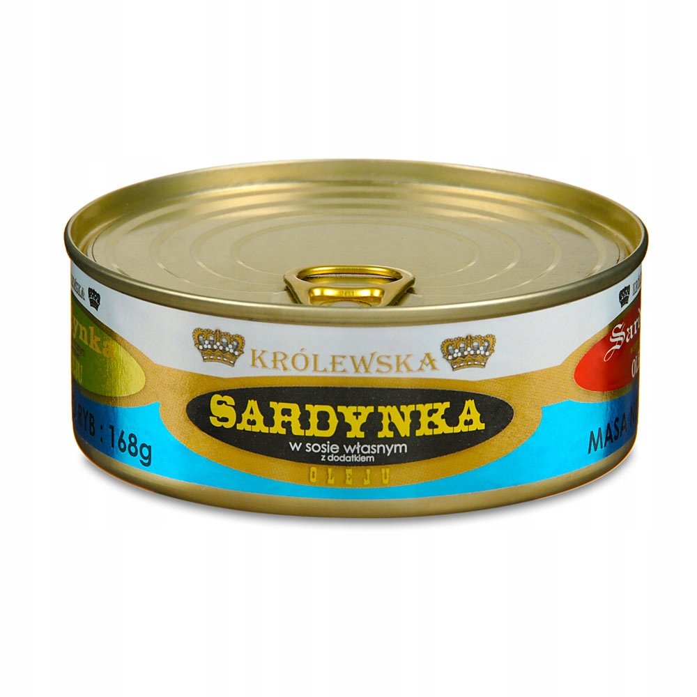 Sardynka w sosie własnym z dodatkiem oleju 240g