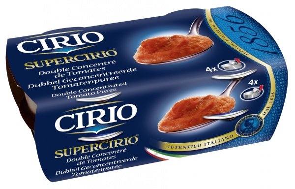 CIRIO Podwójny koncentrat pomidorowy 28% 4x 70g
