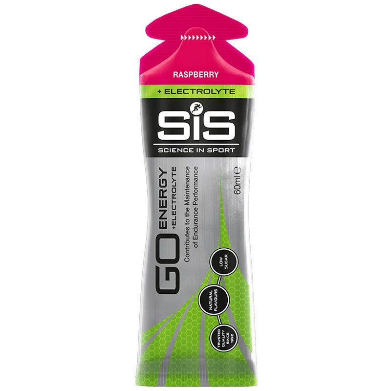 SIS Go Energy+Electrolyte Gel 60ml ZEL ENERGETYCZNY Z ELEKTROLITAMI Raspberry