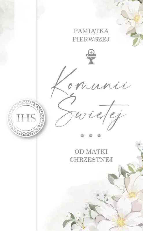 Pamiątka Komunii od Matki Chrzestnej LUX83